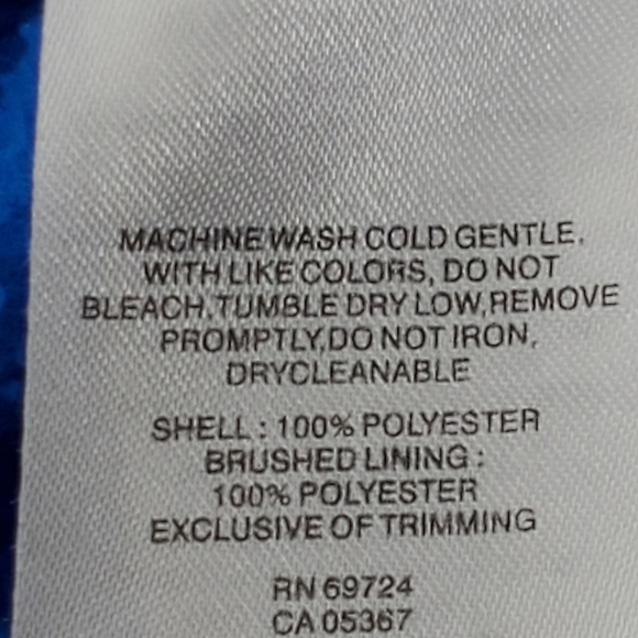 Columbia zip up Blue fleece jacket Size Large - Picture 4 of 13